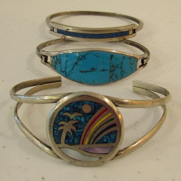 Alpaca Mexico Bracelets - 3 Bracelets - Picture 1 of 15